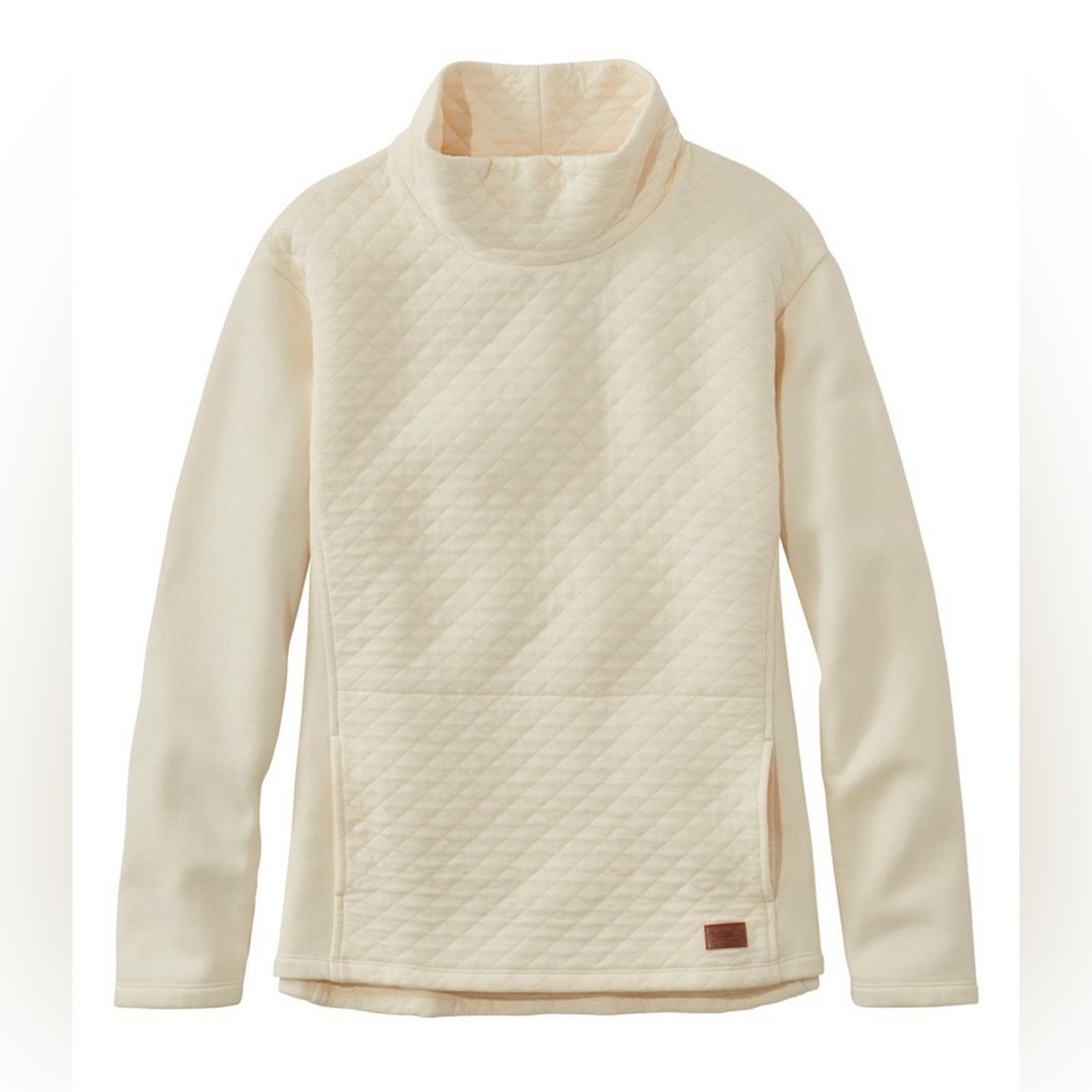 L.L. Bean pullover quilted sweater/sweatshirt